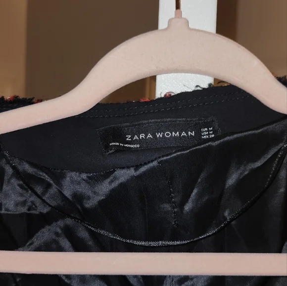ZARA WOMAN TWEED JACKET - Picture 5 of 5